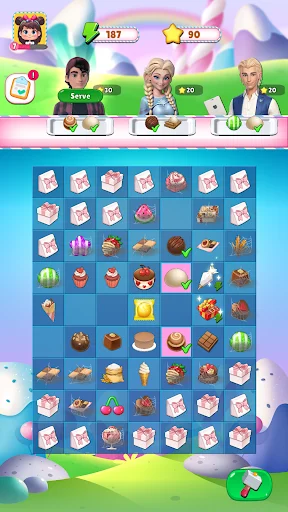 Descargar Sweet Merge Land – Reconstruye el Reino de Dulces - Screenshot 6