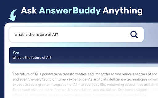 Descarga AnswerBuddy: IA en tu Navegador – Búsquedas Inteligentes - Screenshot 2