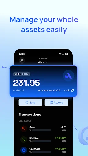 Descargar Abelian Wallet – Billetera Oficial de Criptomonedas - Screenshot 2
