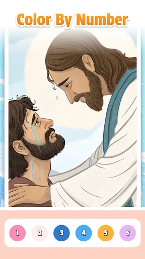 Descargar Hallow Color: Pintar por Números Espiritual y Relajante - Screenshot 17