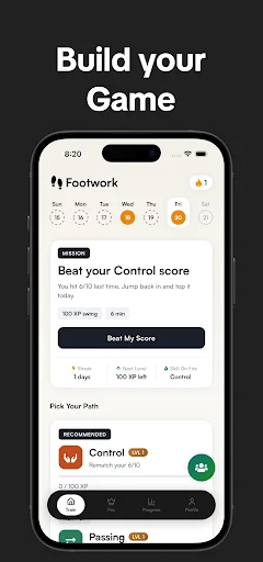 Descarga Footwork: Tu Entrenador de Fútbol IA – Mejora tus Habilidades - Screenshot 1