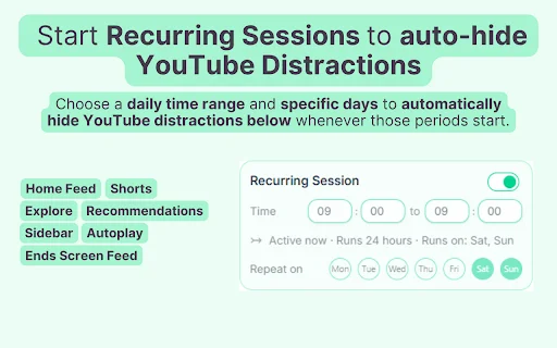 Superpower YouTube: Bloquea Shorts y Distracciones – Descarga - Screenshot 4