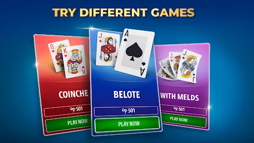 Descarga Belote & Coinche by Pokerist: El Mejor Juego de Cartas - Screenshot 17