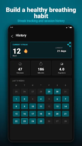 Breathwork Pro: Ejercicios de Respiración – Mejora tu Salud Hoy - Screenshot 8