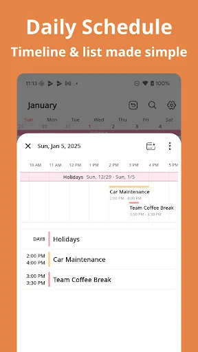 Simple Calendar: Agenda Limpia y Minimalista – Descarga Gratis - Screenshot 4