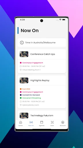 Descargar evexus: Tu compañero esencial para eventos en vivo - Screenshot 1