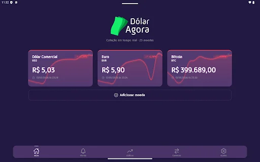 Dólar Agora: Monitorea el tipo de cambio y criptomonedas en tiempo real - Screenshot 8