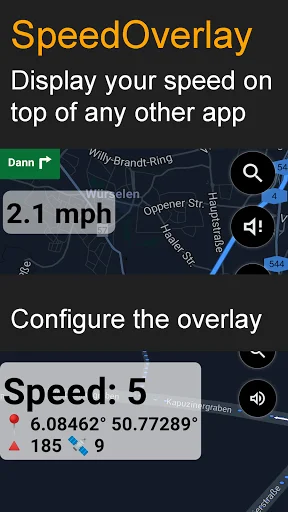 Speed Overlay: Velocímetro GPS Preciso en tu Pantalla – Descarga - Screenshot 1