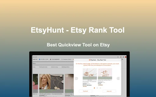 EHunt: Optimiza tu tienda Etsy y aumenta tus ventas – Descarga - Screenshot 1