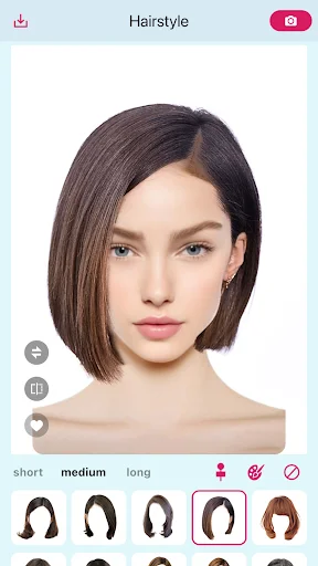 Hairstyle Try On: Cambia tu Look con IA – Descarga Gratis - Screenshot 8