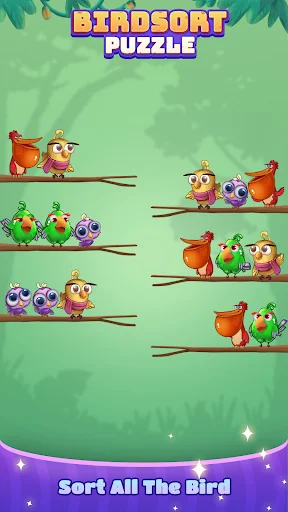 Descargar Bird Sort: Color Puzzle Master – Juego de Lógica Gratis - Screenshot 9