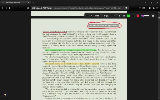Eclipse PDF: Lector PDF con Modo Oscuro para Chrome – Gratis - Screenshot 5