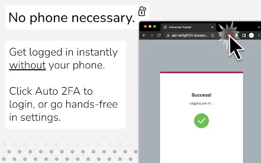 Auto 2FA: Inicia sesión con Duo Mobile desde tu navegador - Screenshot 2