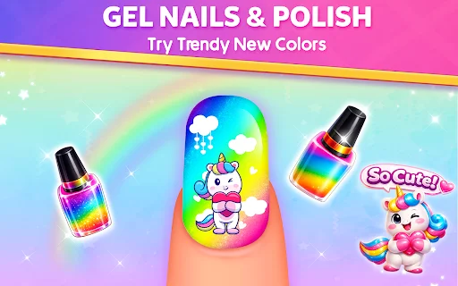 Nail Salon: Makeover Games – Diseño de Uñas Creativo y Divertido - Screenshot 4