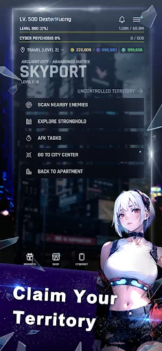 Arclight City: Cyberpunk RPG – Descarga el MMORPG de Texto Gratis - Screenshot 5