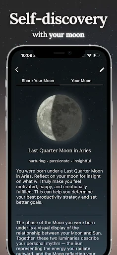 Descarga Luna Focus: Diario Lunar y Crecimiento – Versión 1.9.1 - Screenshot 6