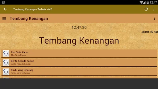 Descargar Koleksi Tembang Kenangan – La mejor música del recuerdo - Screenshot 8