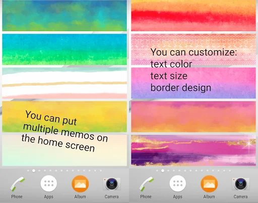 Descargar Sticky Memo Watercolor 2 – Notas Adhesivas Gratis - Screenshot 13
