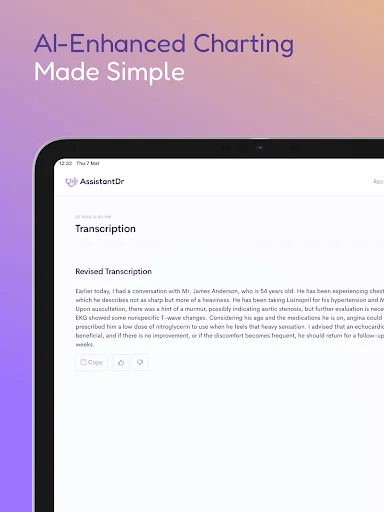 Assistant Dr. – Medical Scribe: Notas SOAP con IA | Descarga - Screenshot 13
