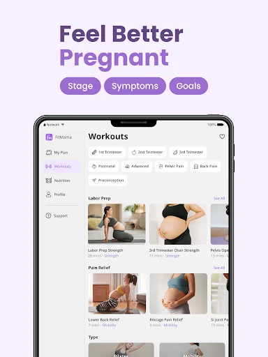 FitMama: Ejercicios para Embarazo y Posparto – Descarga Gratis - Screenshot 11