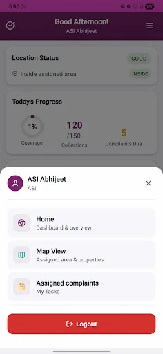 Descarga MCG HARYANA: Sistema de Monitoreo Sanitario en Tiempo Real - Screenshot 3