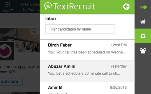 TextRecruit Extension: Optimiza tu Reclutamiento con SMS - Screenshot 3