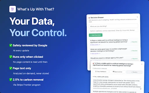 What’s Up With That? – Resume artículos y videos al instante - Screenshot 5
