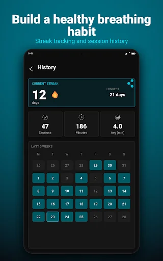Breathwork Pro: Ejercicios de Respiración – Mejora tu Salud Hoy - Screenshot 16