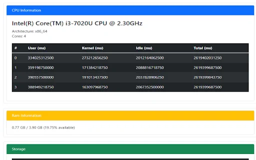 System Info: Monitorea tu Hardware en Tiempo Real – Gratis - Screenshot 1