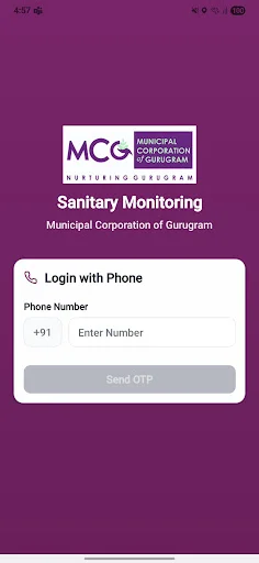 Descarga MCG HARYANA: Sistema de Monitoreo Sanitario en Tiempo Real - Screenshot 1