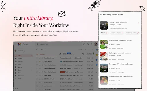 Paperflite: Potencia tus ventas con IA en Chrome | Descarga ya - Screenshot 3