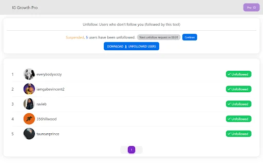 IG Auto Follower: Crece en Instagram Fácilmente – Extensión Chrome - Screenshot 4