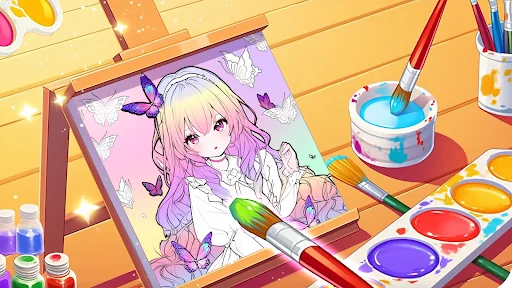 Coloring Book: Draw Princess – Descarga Juegos de Colorear Gratis - Screenshot 1