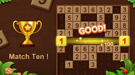 Descarga Number Match 10: Garden Puzzle – El Mejor Juego de Lógica - Screenshot 7