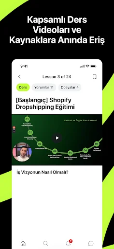 Descarga Courself E-ticaret Kulübü – App de Formación y Comunidad - Screenshot 5