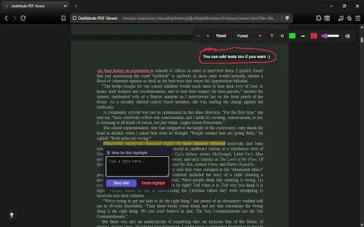 Eclipse PDF: Lector PDF con Modo Oscuro para Chrome – Gratis - Screenshot 2