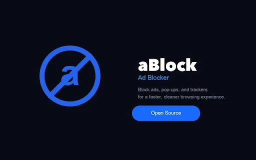 aBlock: Bloqueador de anuncios gratis para Chrome – Navega rápido - Screenshot 1