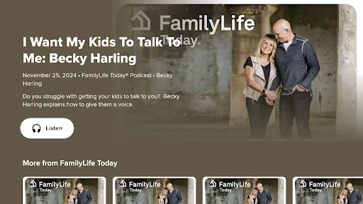 Descarga FamilyLife®: Podcasts y Devocionales Cristianos Gratis - Screenshot 11