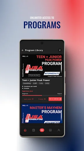 Descarga USA Powerlifting: Programas de Entrenamiento Profesional - Screenshot 8