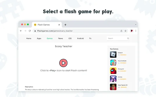 Flash Player – Reproductor SWF para Chrome | Ejecuta Flash Gratis - Screenshot 2