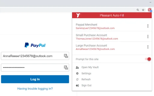 Pleasant Password Server Auto-Filler: Acceso Seguro a Contraseñas - Screenshot 2