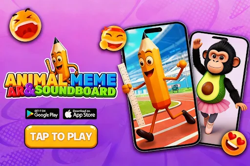 Animal Meme AR & SoundBoard: Diversión con Memes en Realidad Aumentada - Screenshot 13