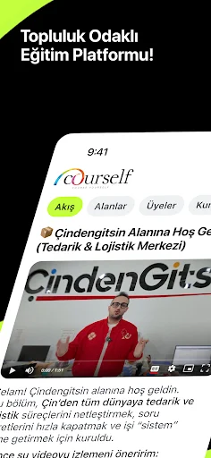Descarga Courself E-ticaret Kulübü – App de Formación y Comunidad - Screenshot 1