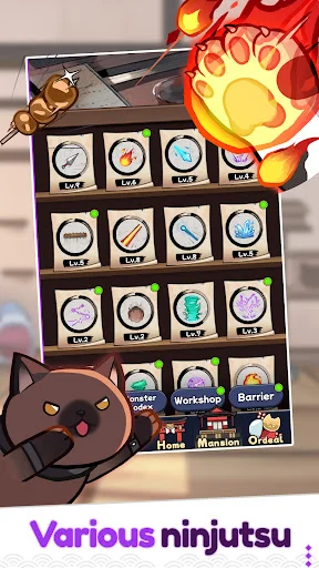 Descargar Ninja Defenders : Cat Shinobi – Juego de Defensa Gratis - Screenshot 3