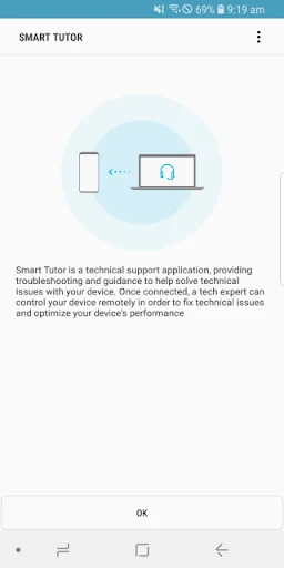 Smart Tutor para Samsung: Soporte Técnico Remoto y Seguro - Screenshot 1