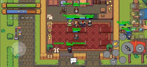 Descarga Definya: 2D MMORPG Online – RPG Pixel Multijugador - Screenshot 1
