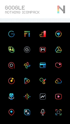 Neon : Dots Iconpack APK – Personaliza tu móvil con estilo único - Screenshot 4