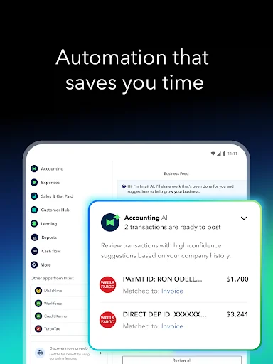 Descarga Intuit QuickBooks: Contabilidad y Facturación Móvil - Screenshot 13