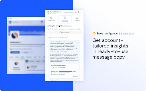 Similarweb Sales Extension: Encuentra Leads y Email en un Click - Screenshot 2