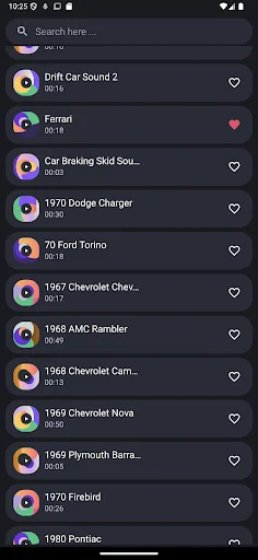 Descargar Car Sounds Gratis – Mejores Tonos de Motor y Coches - Screenshot 3